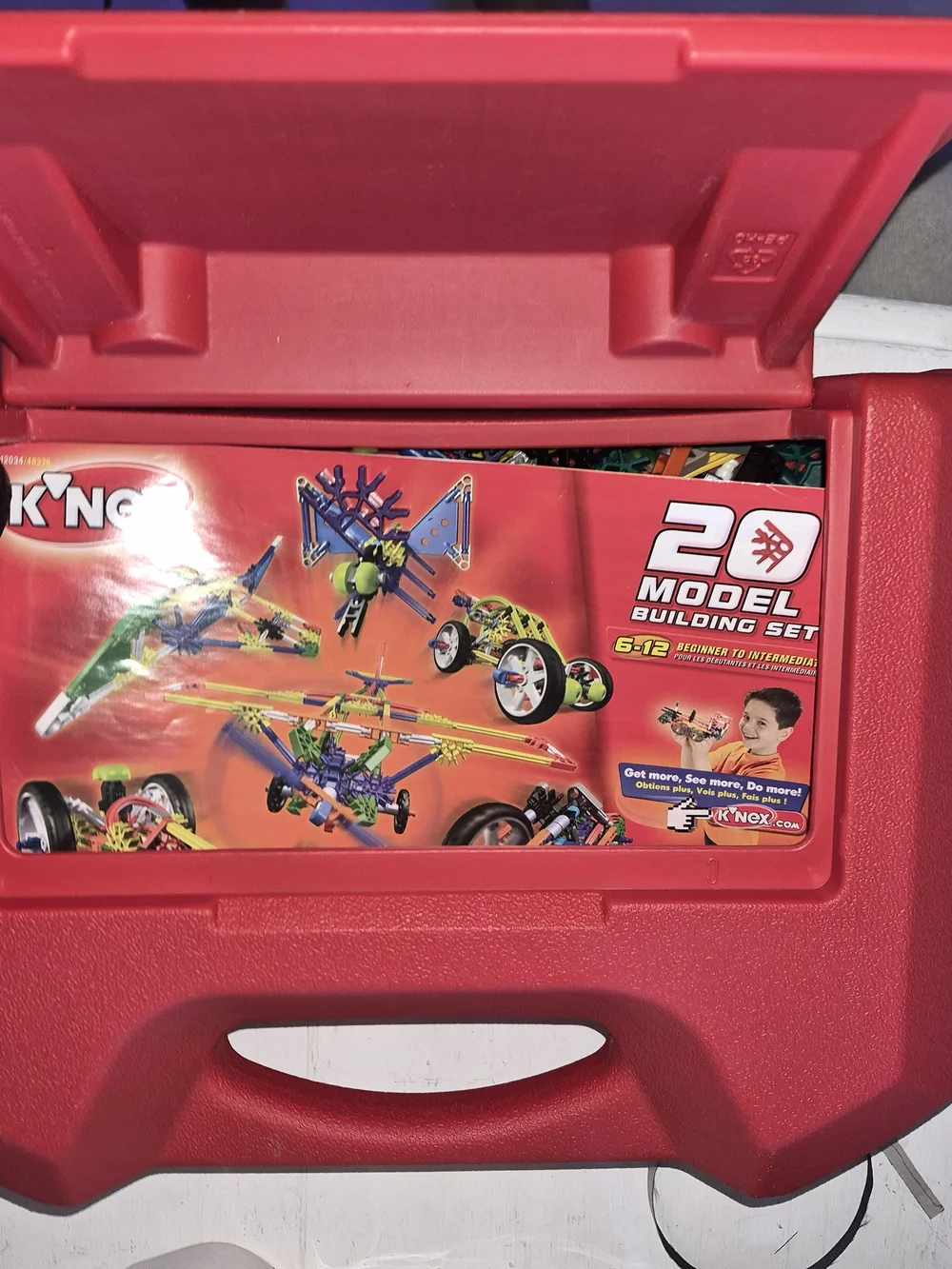 1997 K'NEX hard plastic Case
